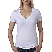 Bella B6035 Canvas Ladies' Jersey Short-Sleeve Deep V-Neck T-Shirt