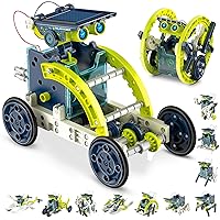 12-in-1 STEM Solar Robot Kit - STEM Projects for Kids Ages 8-12, Learning Educational Science Kits, DIY Building Toys, Birthday for 8 9 10 11 12 13 Year Old Boys Girls
