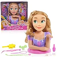 Deluxe Rapunzel Styling Head, 13-pieces, Officially Licensed Kids Toys for Ages 3 Up by Just Play