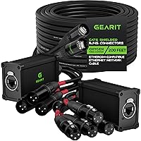 GearIT 200ft EtherCon-Compatible Cable & 4 Channel Snake