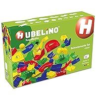 Hubelino 128 Piece Run Elements - The Original Marble Run Expansion Set - Made in Germany