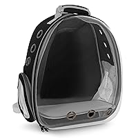 Bubble Backpack Cat Carrier Bag - Large 13lb Cap Clear Pet Travel Carrier Cat Hiking Backpack for Small Animals