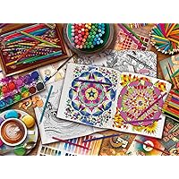 Buffalo Games - Aimee Stewart - Coloring Days - 1000 Piece Jigsaw Puzzle for Adults Challenging Puzzle Perfect for Game Nights - 1000 Piece Finished Size is 26.75 x 19.75