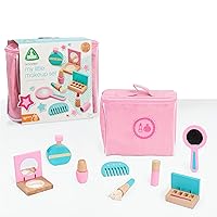Early Learning Centre Wooden My Little Make Up Set, 9-Piece Imagination and Pretend Play Toy Make Up, Kids Toys for Ages 3 Up, Amazon Exclusive