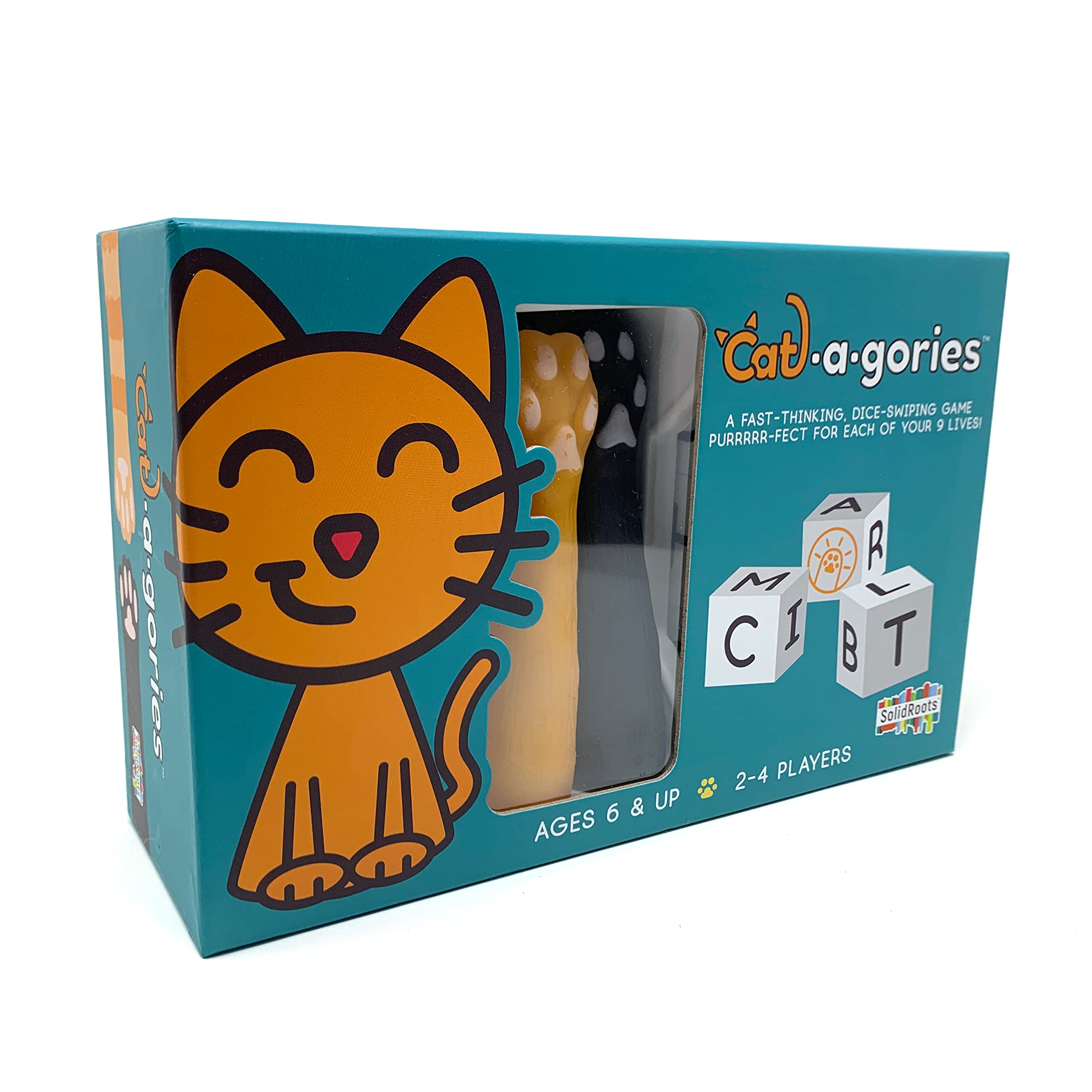 SolidRoots Cat•a•gories - Fast Thinking, Dice-Swapping Game