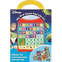 Disney - Mickey, Minnie, Toy Story and More! - My First Smart Pad Electronic Activity Pad and 8-Book Library - PI Kids Disney - Mickey, Minnie, Toy Story and More! - My First Smart Pad Electronic Activity Pad and 8-Book Library - PI Kids Hardcover