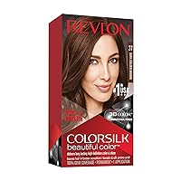 Colorsilk Beautiful Color Permanent Hair Color with 3D Gel Technology & Keratin, 100% Gray Coverage Hair Dye, 37 Dark Golden Brown