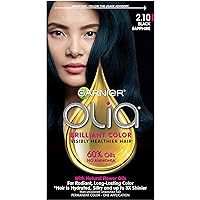 Olia Hair Color, Ammonia Free Hair Dye, Permanent Hair Color, 2.10 Black Sapphire (Packaging May Vary), 1 Count