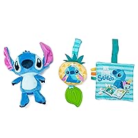 KIDS PREFERRED Disney Lilo & Stitch - Stitch 3 Piece Gift Set with Stuffed Animal Stitch Plush and Activity Toys for Babies and Toddlers