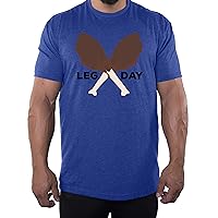 Leg Day Man's Shirts, Funny Graphic Tees, Thanksgiving Day Gift Man's Shirt