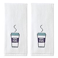 SKL Home by Saturday Knight Ltd. Mom Fuel Hand Towel (2-Pack), White