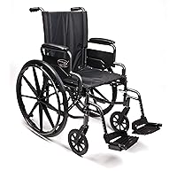 Traveler L4 Wheelchair, Ultralight Adjustable-Height Adult Use, 18x16