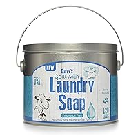 Brooke & Nora at Home - Daisy’s Goat Milk Laundry Soap, Organic Laundry Detergent with No Fragrance, Gluten-Free, Paraben-Free, Lasts up to 120 Loads