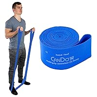 Multi-Grip 6 Foot Exercise Resistance Band with Hand/Foot Loops for Total Body Workouts, Training, Rehab, Stretching and Therapy