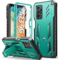 FNTCASE for Samsung Galaxy A23 5G Case: Heavy Duty Rugged Military Grade Shockproof TPU Full Protective Shell with Kickstand Durable A23 4G LTE Phonecase Cell Phone Cover