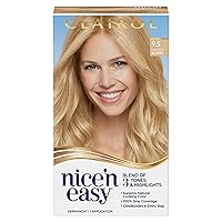 Clairol Nice'n Easy Permanent Hair Dye, 9.5 Lightest Blonde Hair Color, Pack of 1