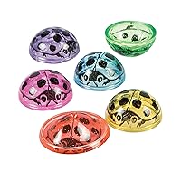 Lady Bug Glitter Popper Toys - Set of 12 Pop Ups - Party Favors and Giveaways