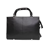 Genuine Leather 'Alston' Slim Briefcase, Black
