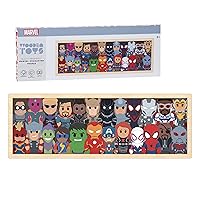 Disney Marvel Wooden Toys Character Puzzle, 25-pieces, Learning and Education, Amazon Exclusive, Kids Toys for Ages 3 Up by Just Play