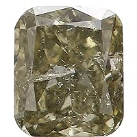 Natural Loose Diamond Cushion Green Color I2 Clarity 3.50X2.90X2.00 MM 0.19 Ct L5598
