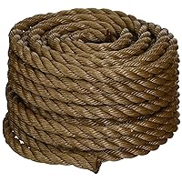 Koch 5011635 Twisted Polypropylene Rope, 1/2 by 50 Feet, Brown