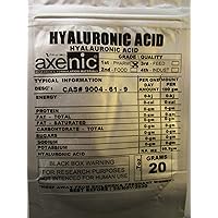 20grams Hyaluronic Acid 99.9%, hyalauronic Acid,Sodium Hyaluronate