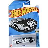 Hot Wheels Ford GT40, Factory Fresh 2/10 [White] 12/250