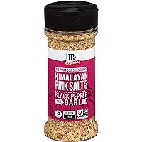 Himalayan Pink Salt with Black Pepper and Garlic All Purpose Seasoning, 6.5 oz