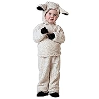 Fun Costumes Wooly White Sheep Toddler Costume | Cute Hooded Animal Costumes with Mittens and Shoe Covers