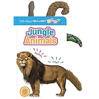 Little Hippo Books Jungle Animals I Animal Sound Children's Books | Touch and Feel Books for Toddlers | Kid's Books with Sound Buttons | Educational Children's Books and Sensory Books