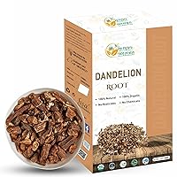 Dried Dandelion Root tea Loose Cut and Sifted Dandelion Root Organic Detox Herbal Tea Helps Improve Digestion & Immune System Non-GMO Caffeine-Free, Unroasted Natural 8 oz