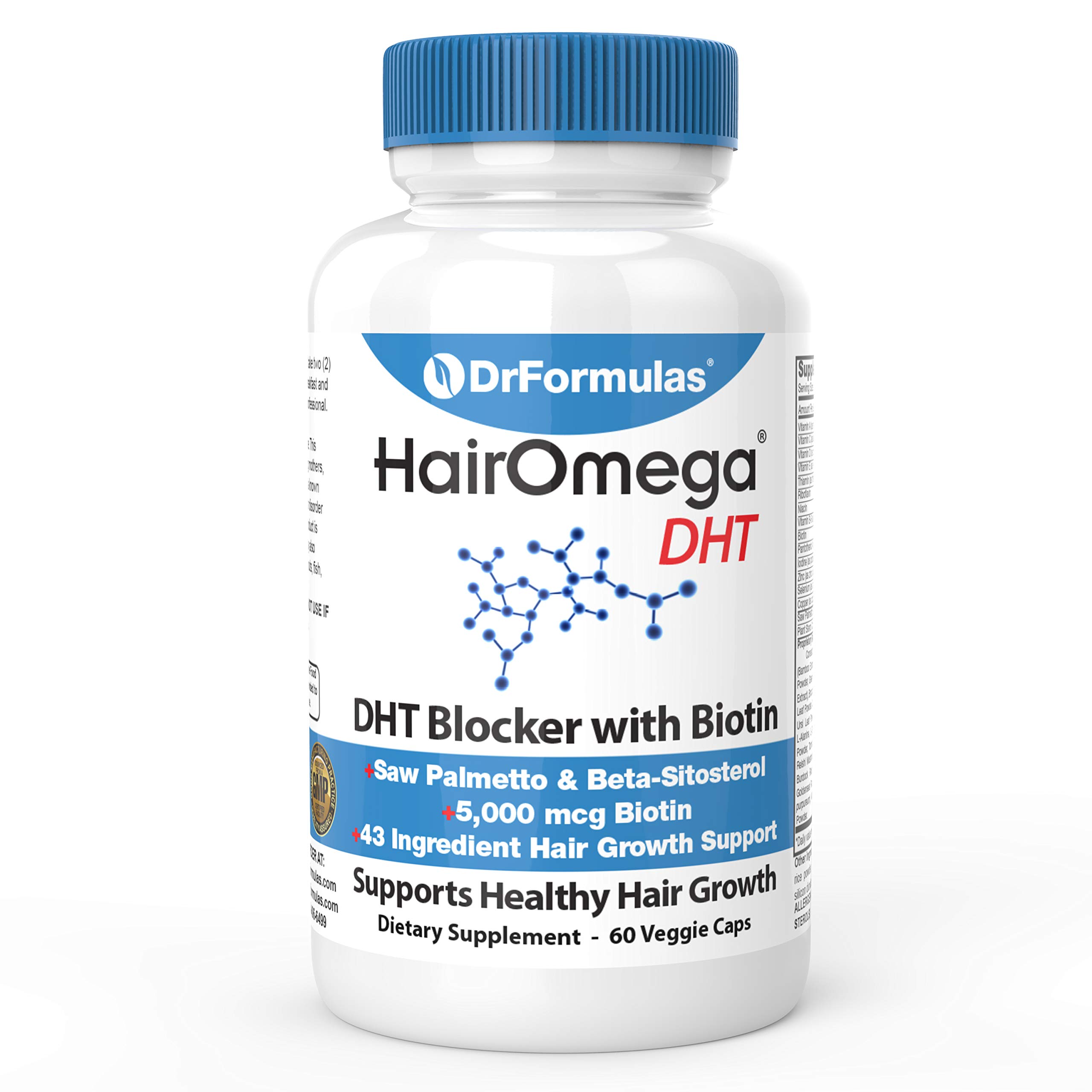 Mua DrFormulas HairOmega DHT Blocker Biotin 5000 mcg Vitamins for Hair  Growth Supplement | Hair Loss Pills for Women and Men, 30 Day Supply trên  Amazon Mỹ chính hãng 2023 | Fado