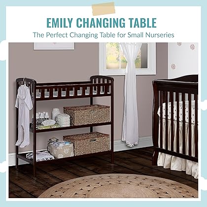 Dream On Me Emily Changing Table In Espresso, Comes With 1