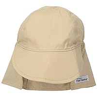 Baby UPF 50+ Flap Hat, Khaki, Large