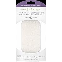 100% Pure Loofah Medley Body Shower and Bath Sponge to Cleanse and Exfoliate
