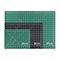 Self Healing Cutting Mat 9x12 & 12x18 & 18x24 Inches - 3 Pack Rotary Cutting Mats for Crafts - Great Craft Cutting Board for Crafting & Quilting - 2 Sided 5 Ply PVC Self Healing Mat