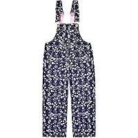 Peacolate 4-10T Little&Big Girls Floral Jumpsuit Bib Denim Overalls Long Jeans