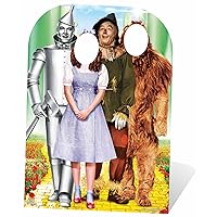 STAR CUTOUTS Wizard of OZ Stand-in Emerald City Life Size Cardboard Cut Out with Mini Table top, Multi-Colour, 130 x 95 x 130 cm