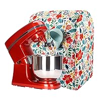 Kitchen Aid Mixer Cover Compatible with 6-8 Quarts Kitchen Aid/Hamilton Stand Mixer/Tilt Head & Bowl Lift Model,Flower Print Mixer Cover Pioneer Woman Kitchen Accessories,Kitchen Aid Mixer Accessories