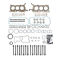 Evergreen FSHB8-20635-2 Full Gasket Set Head Bolts Fit 09-12 Ford Edge Flex Lincoln MKS MKZ 3.5L DOHC