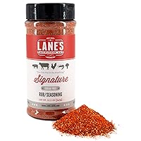 Lane's Signature BBQ Seasoning Rub, All-Natural BBQ Seasonings and Rubs, Perfect for Beef, Meat, Chicken & Pork Rub Seasoning, Made in USA, 12.2 Oz