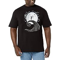 Disney Big & Tall The Nightmare Before Christmas Meant to Be Men's Tops Short Sleeve Tee Shirt