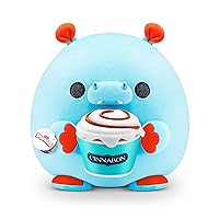 (Cinnabon Hippo Super Sized 14 inch Plush by ZURU, Ultra Soft Plush, Collectible Plush with Real Licensed Brands, Stuffed Animal