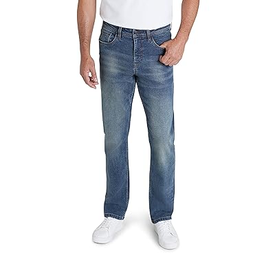 IZOD Men's Denim Jeans - Comfort Stretch Jeans - Casual Relaxed Fit Jeans  for Men, Size 30W x 30L, Arctic at  Men's Clothing store