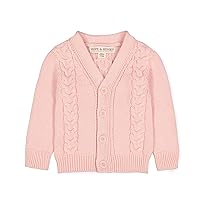 Hope & Henry Layette Cable Cardigan
