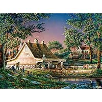 Buffalo Games - Terry Redlin - Family Time - 1000 Piece Jigsaw Puzzle for Adults Challenging Puzzle Perfect for Game Nights - 1000 Piece Finished Size is 26.75 x 19.75