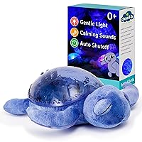 Cloud b Ocean Projector Nightlight with White Noise Soothing Sounds | Adjustable Settings and Auto-Shutoff | Tranquil Turtle™ - Ocean