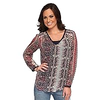 Lucky Brand Women's Concord Paisley Top