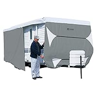 Classic Accessories Over Drive PolyPRO3 Deluxe Travel Trailer/Toy Hauler Cover, Fits 20'-22' RVs, RV Cover, Camper Cover, Travel Trailer Cover