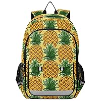 ALAZA Fruit Pineapple Vintage Backpack Bookbag Laptop Notebook Bag Casual Travel Trip Daypack for Women Men Fits 15.6 Laptop